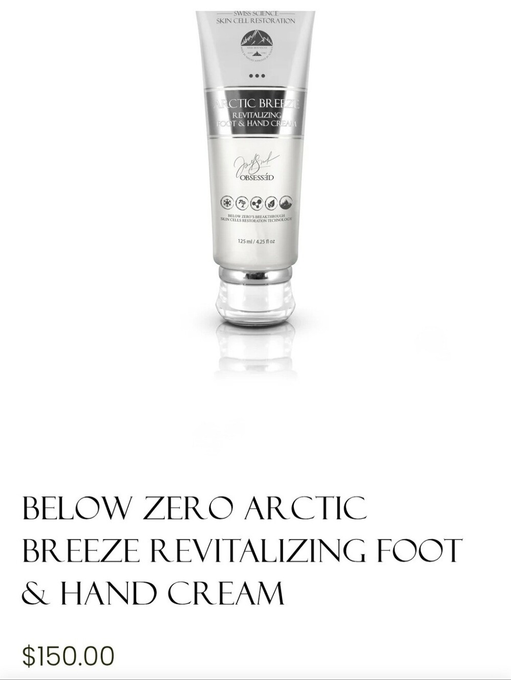 Below Zero: Foot&Hand Creme